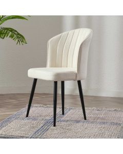 HANAH HOME Set trpezarijskih stolica Rubi 2/1, krem/crna - 107BCK1173