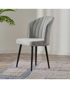 HANAH HOME Set trpezarijskih stolica Rubi 2/1, siva/crna - 107BCK1174