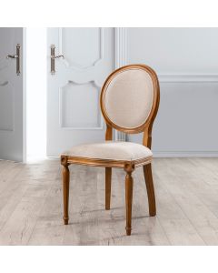 HANAH HOME Trpezarijska stolica Albero42, braon/krem - 117FRF1142