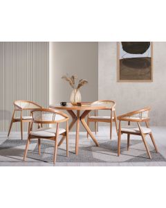HANAH HOME Trpezarijski sto Vegas, svetlo braon - 117FRF1410