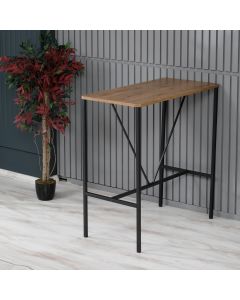 HANAH HOME Barski sto Nordic, braon/crna - 118BRN1173