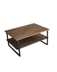 HANAH HOME Klub sto Neta, braon/crna - 173407