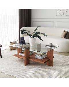 HANAH HOME Klub sto Babylon, braon - 176010
