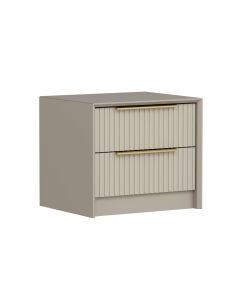 HANAH HOME Noćni ormarić Kale Luxe, krem - 185839