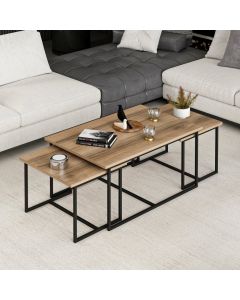 HANAH HOME Set klub stolova Levada, braon - 195065