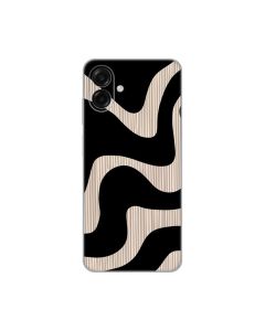 Maska za Samsung A075F Galaxy A07 Black Flow Silikonska Print Skin - 8021164