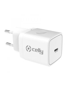 CELLY Kućni punjač ProPower TC1USB-C30W sa jednim ulazom - TC1USBC30WWH