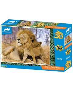 PRIME 3D PUZZLE - Animal Planet Lavovi 500 delova - 422260