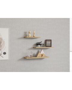 HANAH HOME Set zidnih polica Leila 3/1, krem - 495SSE1138