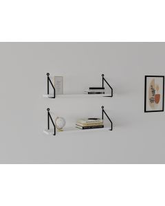 HANAH HOME Zidna polica Reco, bela - 495SSE1180