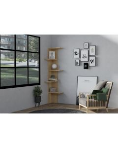 HANAH HOME Ugaona polica Bled, svetlobraon - 495SSE1215