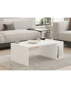 HANAH HOME Klub sto Memo, bela - 495SSE1309