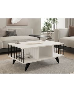 HANAH HOME Klub sto Bert, bela - 495SSE1322