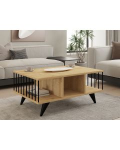 HANAH HOME Klub sto Bert, svetlobraon - 495SSE1324
