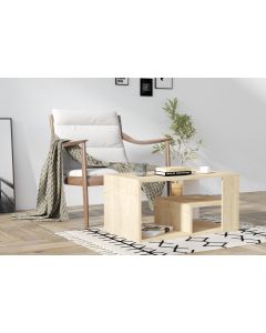 HANAH HOME Klub sto Eros, svetlobraon - 495SSE2107