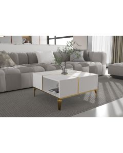 HANAH HOME Klub sto Nirvana, bela/zlatna - 505CRL1417
