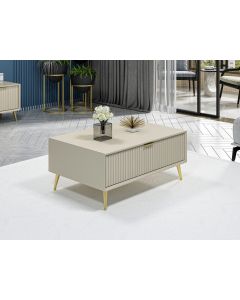HANAH HOME Klub sto Luxe, krem - 506MNR1259