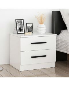 HANAH HOME Noćni ormarić Kale 84, bela - 506MNR1515