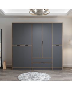 HANAH HOME Ormar Elina 8164, braon/antracit - 506MNR3731