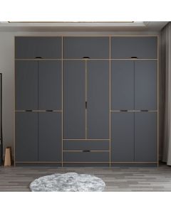 HANAH HOME Ormar Elina 8910, braon/antracit - 506MNR3741