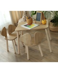 HANAH HOME Set sto i 2 stolice za decu Mickey, svetlobraon - 517BMB1133