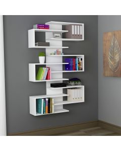 HANAH HOME Polica Lotus, bela - 550ARN1604