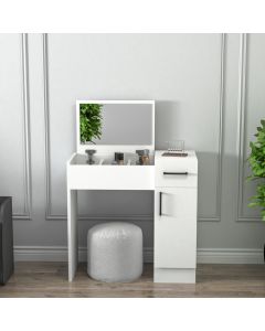 HANAH HOME Sto za šminkanje Inci, bela - 550ARN2201