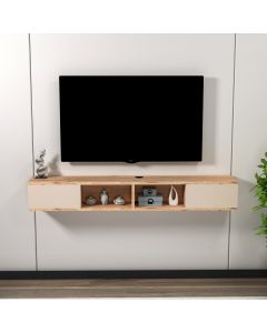 HANAH HOME TV polica Mayer, krem/svetlobraon - 550ARN3468