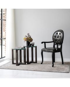 HANAH HOME Set stočića Amalfi, antracit - 552NOS1455