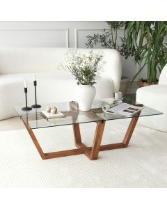 HANAH HOME Klub sto Amalfi, braon - 552NOS2247