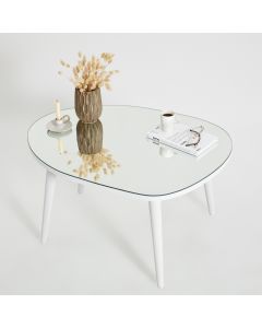 HANAH HOME Klub sto Gusto, bela - 552NOS2277