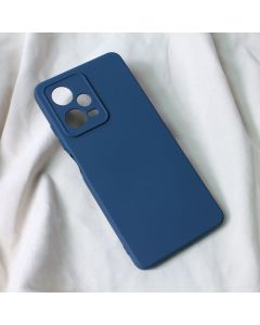 Maska za Xiaomi Redmi Note 12 Pro 5G (EU) tamno plava Teracell Soft Velvet - 207936