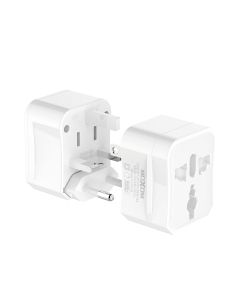 MOXOM Adapter univerzalni 3u1 MX-HC41 6A, bela - AD451