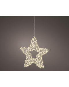 LUMINEO Dekorativna LED zvezda od metala, 38cm - KA491584
