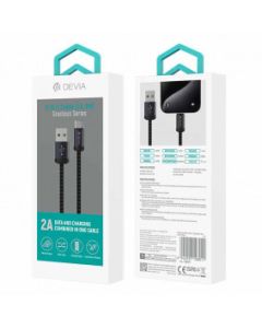 DEVIA Kabl Gracious Series Usb Type-c 2A 1m, crna - 24817