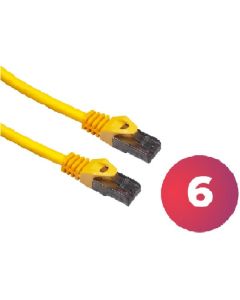 ULTRALAN Patchcord 1.0m utp cat6 žuti - PCK018