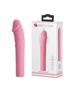 Realistični Silikonski Vibrator Vic Pink - 014701-1
