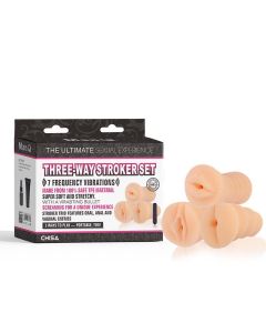 Set vestackih vagina Three Way Stroker Set - CN-100817327