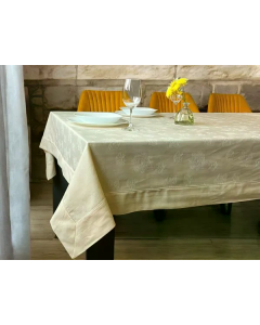 VIKTORIJA Stolnjak Nisan Bež boja 160x300cm - VLK000492-nisanabez