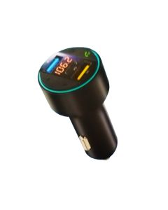 XWAVE Auto punjač BT40 Transmiter, USB Type C PD30W+QC3.0 - 147004
