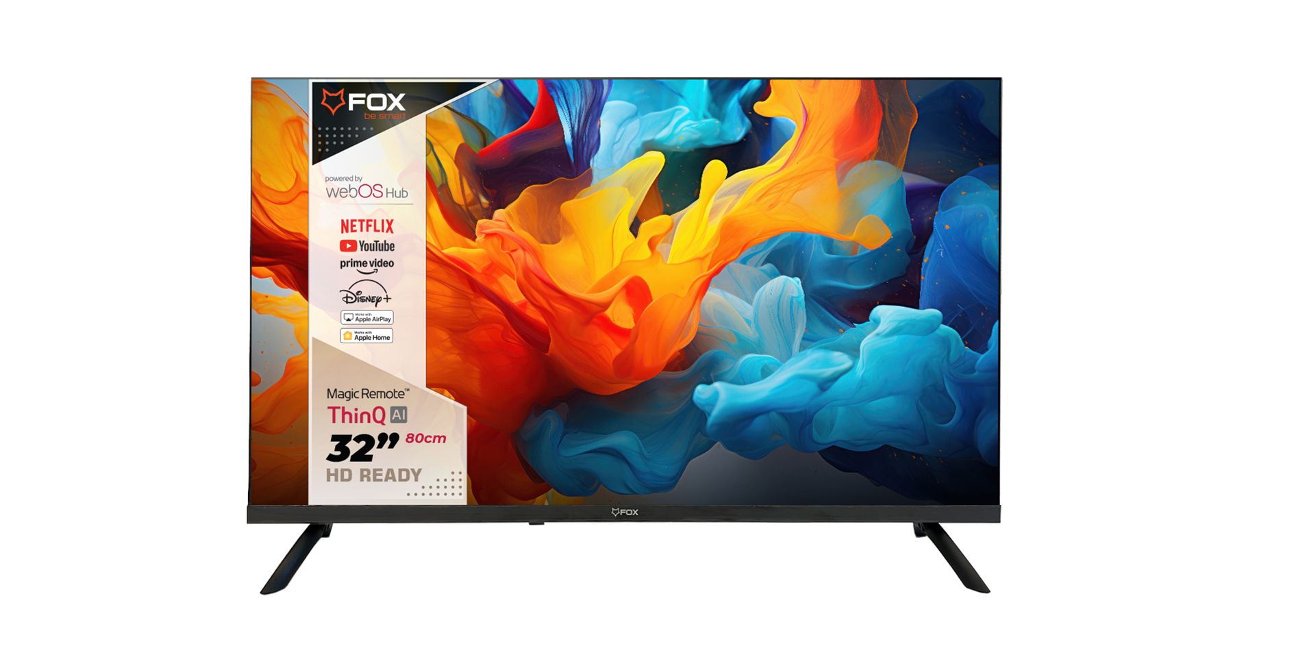 Unknown Televizor Fox 32WOS625D Smart HD 32"(81 cm) DVB C T T2 S S2