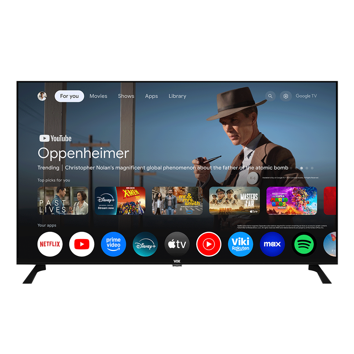Vox Televizor 40GTQ500F Full HD Google TV Smart