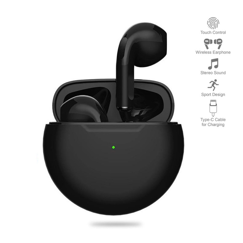 Apple Bluetooth slusalice Airpods T phox Pro crne HQ