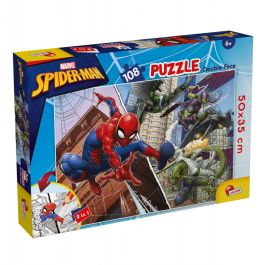 LISCIANI Puzzle Marvel Spiderman 2u1 složi I oboji - 108 delova - 52237
