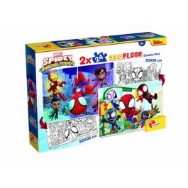 LISCIANI Puzzle Maxi Marvel Spidey 2u1 složi I oboji - 2x24 - 52244