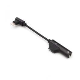 Adapter za slusalice i punjenje IP-16 iPhone lightning crni - 83633
