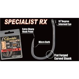 Hameçons Gamakatsu G-Carp Specialist R - Noirs, Inox, Pour Carpe, Neufs