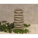 DEKOR DOM Vaza 24cm Collina, siva - 024339