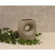 DEKOR DOM Vaza 17cm Buco, siva - 024349