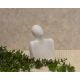 DEKOR DOM Dekorativna figura Lovers, bela - 024358